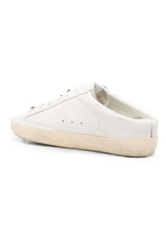 Super Star Sabot Leather Upper Suede Star